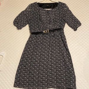 Ann Taylor - Black and white dress